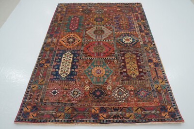 5 x 7 ft Brown Afghan Hand Knotted Veg dyes Wool Tribal Area Rug | eBay