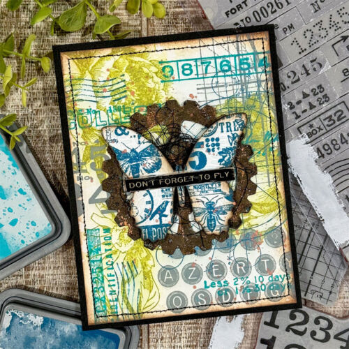 Christmas Vintage Flower Clear Rubber Stamp Stamping DIY Scrapbooking Craft Card - Picture 8 of 19