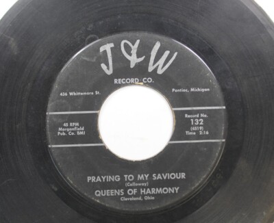Hear! Schwarz Gospel Soul 45 Queens Of Harmony - Betende To My Saviour / Run-All