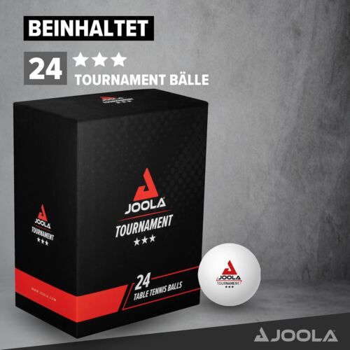 Joola Table Tennis Balls Tournament Selected 40 mm Diameter 3-Star Premium Tabl - Picture 2 of 5