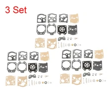 3Set Carburetor Rebuild Kit For Walbro K20-WAT WA & WT Stihl Echo Husqvarna Carb