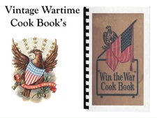1918 Win The War Cook Book Vintage Recipes 167pg