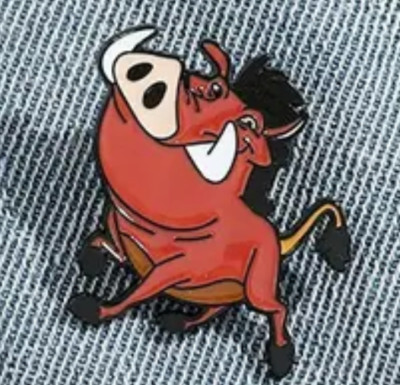 PUMBAA enamel pin - Lion King -  brooch cartoon - FREE SHIPPING