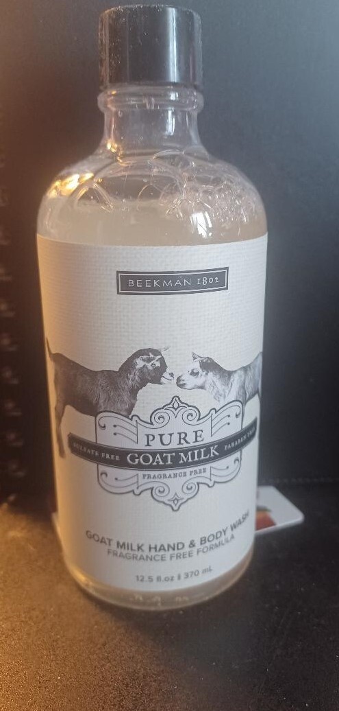 Beekman 1802 Pure Goat Milk Hand & Body Wash frangrance free NEW 12.5 fl oz