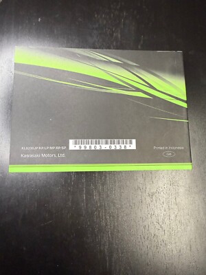 2023 Kawasaki OEM Owner's Manual KLX230JP/KP/LP/MP/RP/SP 2023 Kawasaki OEM Owner's Manual KLX230JP/KP/LP/MP/RP/SP