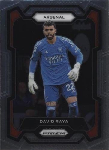 2023-24 Prizm Premier League Purple #20 David Raya Arsenal FC 043