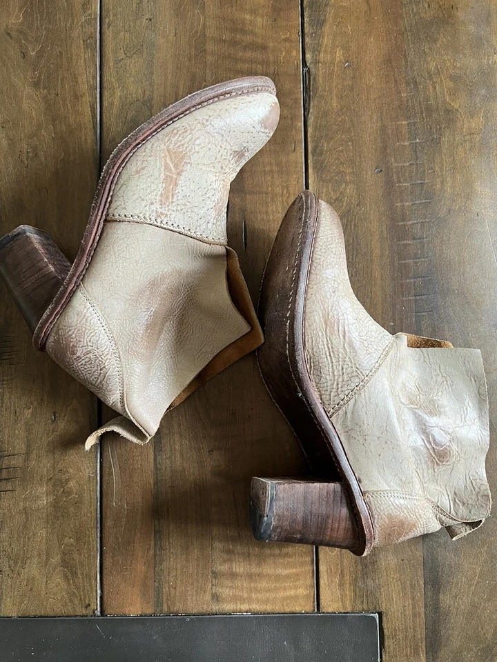 Botines de cuero envejecido Holding Horses - Talla 8 Foto 2 de 4