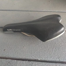 Selle Stratos Racing Saddle Black Vintage Cycling 
