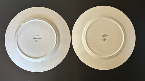 Lenox Opal Innocence Carved Dinner Plate 11 1/4”. Set Of 2 - Picture 8 of 11