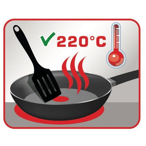 Tefal Bienvenue Heat Resistant Non-stick Kitchen Angled Slotted Spatula (12 cm) - Picture 5 of 5
