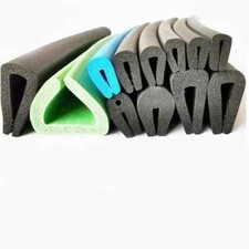 1 Meter U type rubber foam sealing strip door seal weatherstrip door gasket