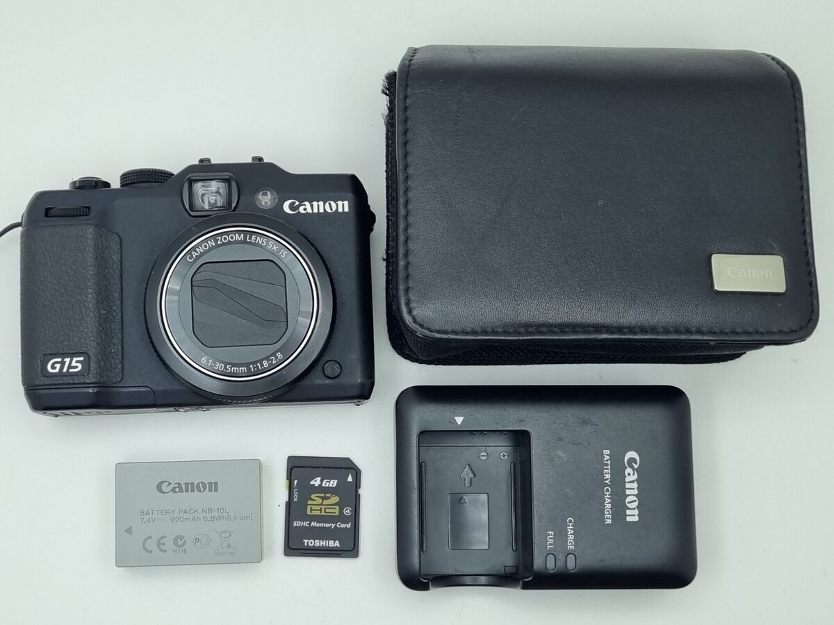 Canon PowerShot G15 12.1MP Digital Camera - Black for sale Canon PowerShot G15 12.1MP Digital Camera - Black for sale