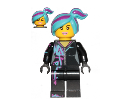 Lego Lucy Wyldstyle 70847 Magenta Lined Hoodie The LEGO