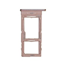 SIM microSD Card Tray Dual for Samsung Galaxy A51 5G Pink Cell Phone Repair Part