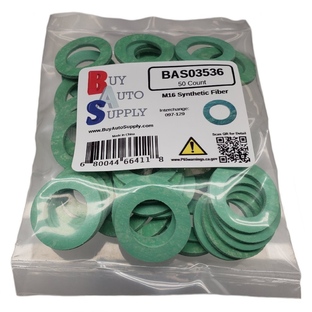 M16 Syntheti Oil Drain Plug Gasket Fits Dorman 097-129 (O.D 26.9mm / I.D 16.2mm)