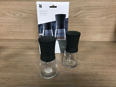 WMF Trend 14 cm Keramikmahlwerk 2-teilig Gewürzmühlen-Set - Grau (06.4823.9990) for sale online