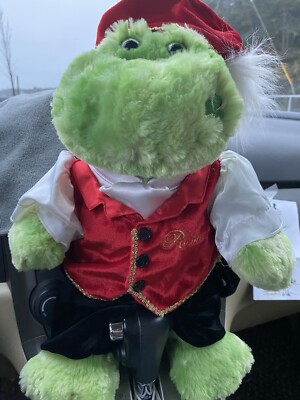 BUILD A BEAR  Shamrock Frog w/RARE Romeo Complete Outfit  AS IS Pls Read Below