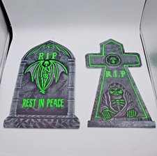 Halloween Glow in the Dark Yard Signs, Yard Decoration 6 ct. 15  x 8.5  