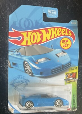 Hot Wheels  94 Bugatti EB110 SS Blue HW Exotics #224