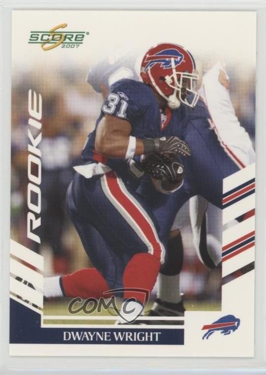 2007 Score Rookie Factory Set Update Dwayne Wright #393 Rookie RC 2u3