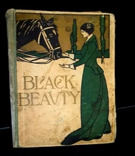 ANTIQUE BLACK BEAUTY BOOK 1884 EDITION W/ AGE ISSUES