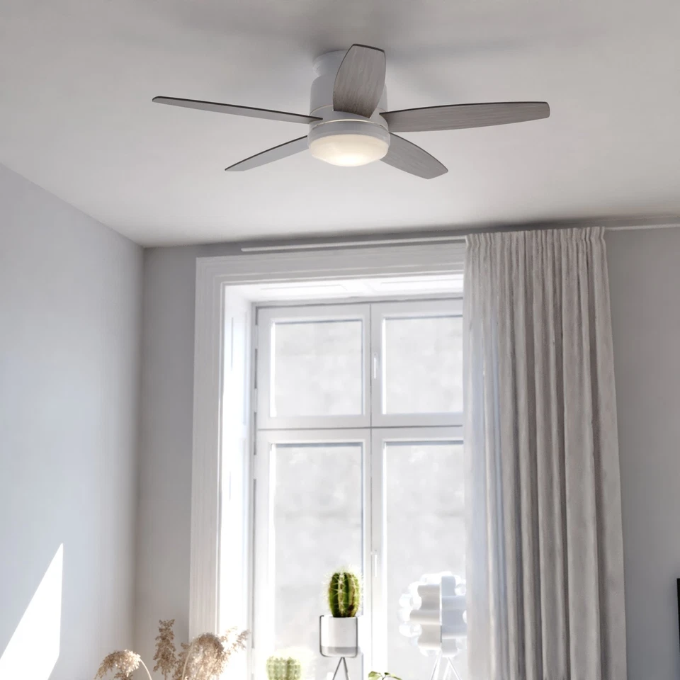 Vaxcel Lighting F0119 44" 5 Blade Indoor LED Ceiling Fan - White - Image 4 of 4