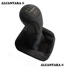 FÜR AUDI A3 8L 8P 8V  SCHALTSACK SCHALTKNAUF 12mm ALCANTARA© 5G SCHWARZ DP6