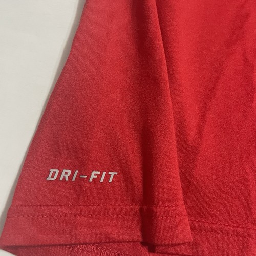 Ole Miss Fußball Nike On Dri Fit Gr. XL Rot Kurzarm Performance - Bild 2 von 9