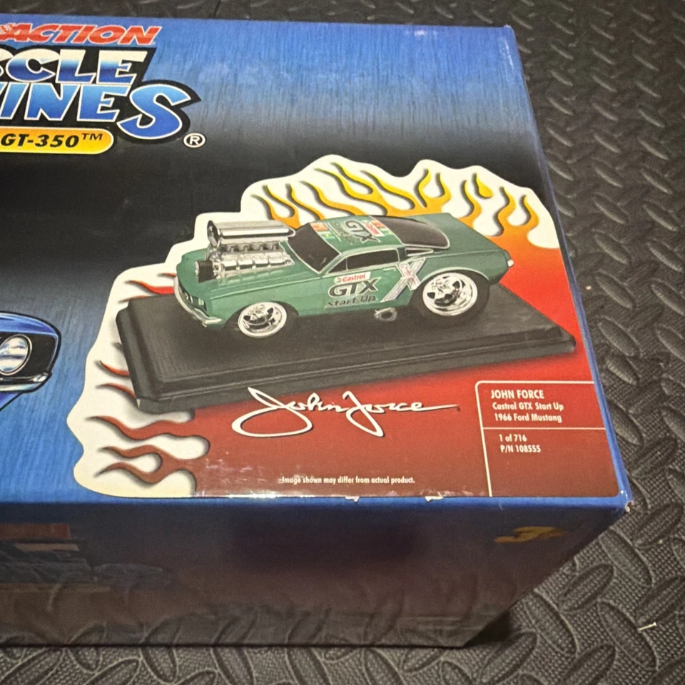 Muscle Machine 1966 Shelby GT350 - NHRA John Force Edition 1:18 Action 2004 - Image 4 of 4