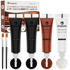 Black Leather Repair Kit for Furniture, Leather Couch Repair Kit for Car Inte...