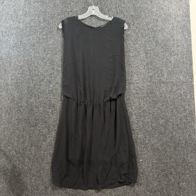 armani jeans black dress Armani Jeans Black Bustier Midi Slip Dress 8 Back Zipper