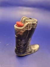 Marlboro Feuerzeughülle Cowboystiefel aus Metall 