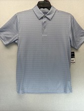 Ben Hogan Performance Golf Polo Blue And White Star Shirt Men  s Small NWT