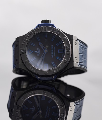 Hublot Big Bang King All Black Blue 48MM 322.CI.1190.GR.ABB09 Full Service