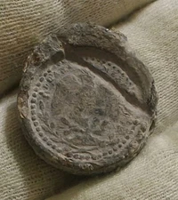 Mexico 1850's Lead Customs Seal Rare