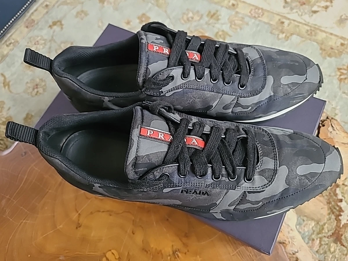 Prada Camouflage Slip On Casual Dress Shoe Prada: Men main image 2