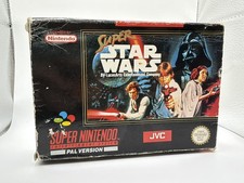 Super Star Wars SNES PAL UKV CIB Complete Boxed Nintendo Super Nintendo