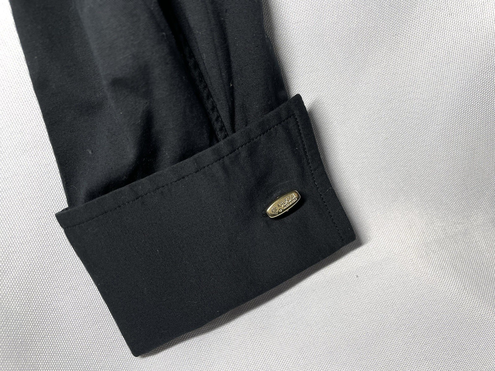 Auth [Rare] Gucci Cufflinks Interlocking G double… - image 19