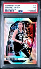 2024 PANINI PRIZM WNBA SILVER PRIZM #17 SABRINA IONESCU PSA 7