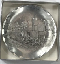 Wendell August Forge Coaster Trinket Tray Forged Aluminum - 3.5 inches