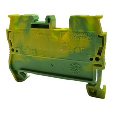 Lot Of 20 Phoenix Contact ST 2.5-PE Ground Terminal Block DIN Rail