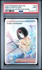 2023 POKEMON MEW EN-151 SPECIAL ILLUSTRATION RARE #203 ERIKA'S INVITATION PSA 9