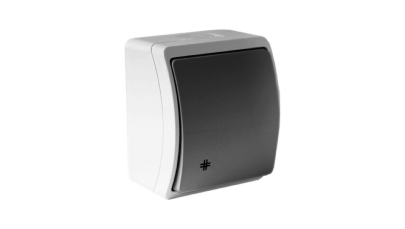 Cross Connector Single Surface Mounted IP44 154-08-DRV