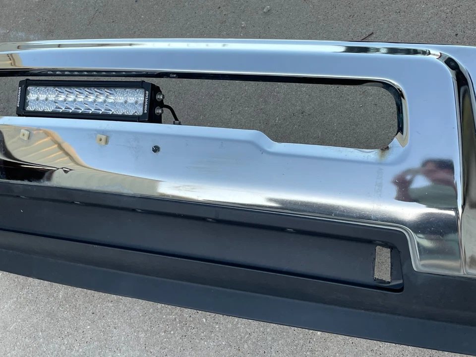 2011-2016 OEM DODGE RAM 2500 3500 PARA-CHOQUE DIANTEIRO...OPÇÃO DE NEBLINA...CROMO - Imagem 4 de 4