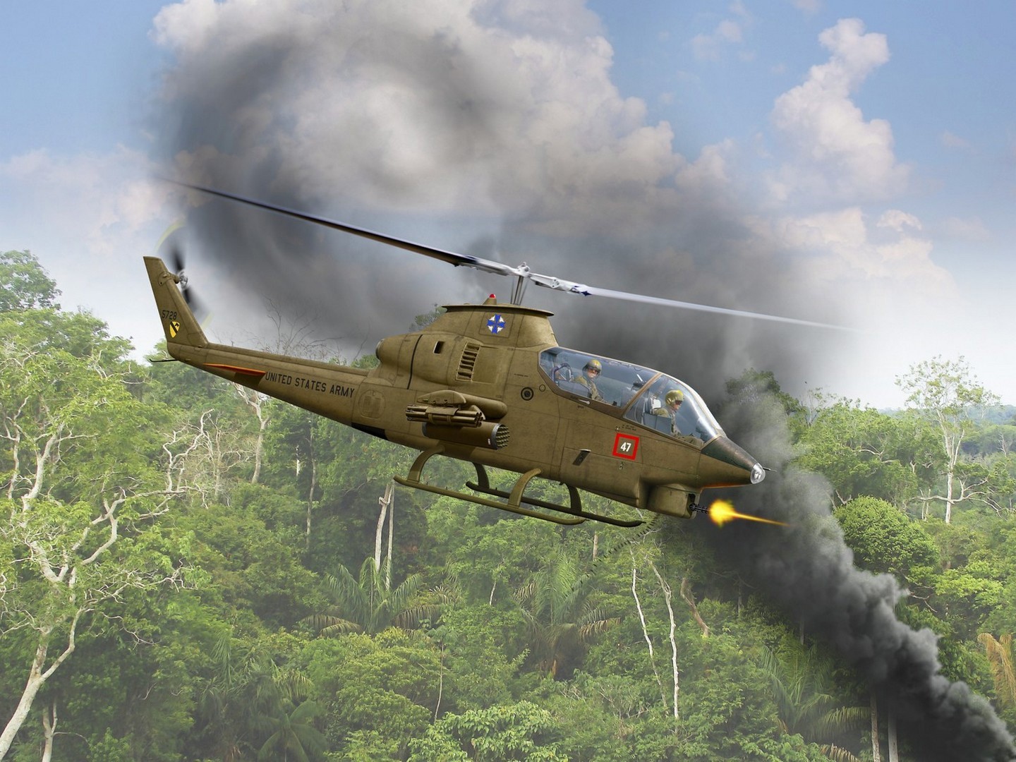 ICM 1:32 AH-1G Cobra (Early Production) U.S. Attack Helicopter Plastic Model Kit