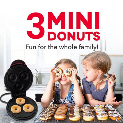 3 Donut Maker Kindersnacks Desserts Frühstück EU-Stecker P6J49097 - Bild 5 von 7