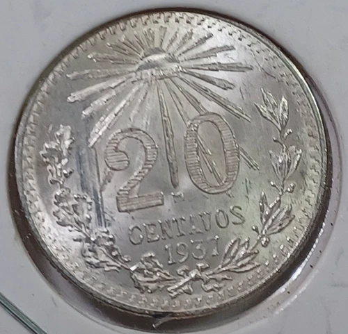 1937 Mexico 50 Centavos Silver — photo from the most recent tracked eBay sale