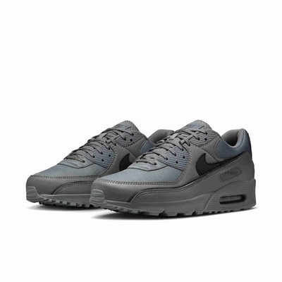 Nike Air Max 90 Premium Smoke Grey Black HV4517-003 Men Size