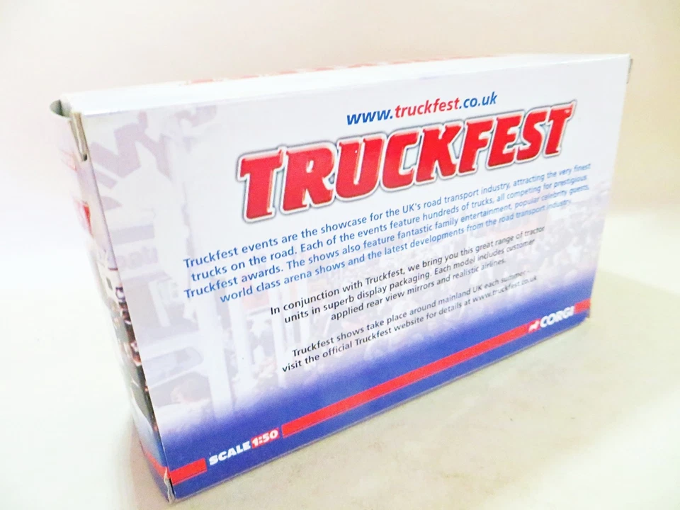 CORGI TRUCKFEST CC13417 'ERF ECT CAB, IAN WRIGHT TRANSPORT' 1:50 MIB/BOXED - Image 4 of 4
