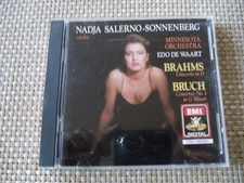 BRAHMS, BRUCH -Violin  Concertos - Nadja Salerno Sonnenberg, EMI Digital 1989 CD